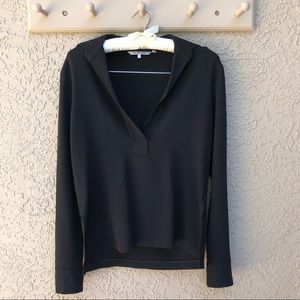 Helmut Lang Long Sleeve Top in Black Size Small